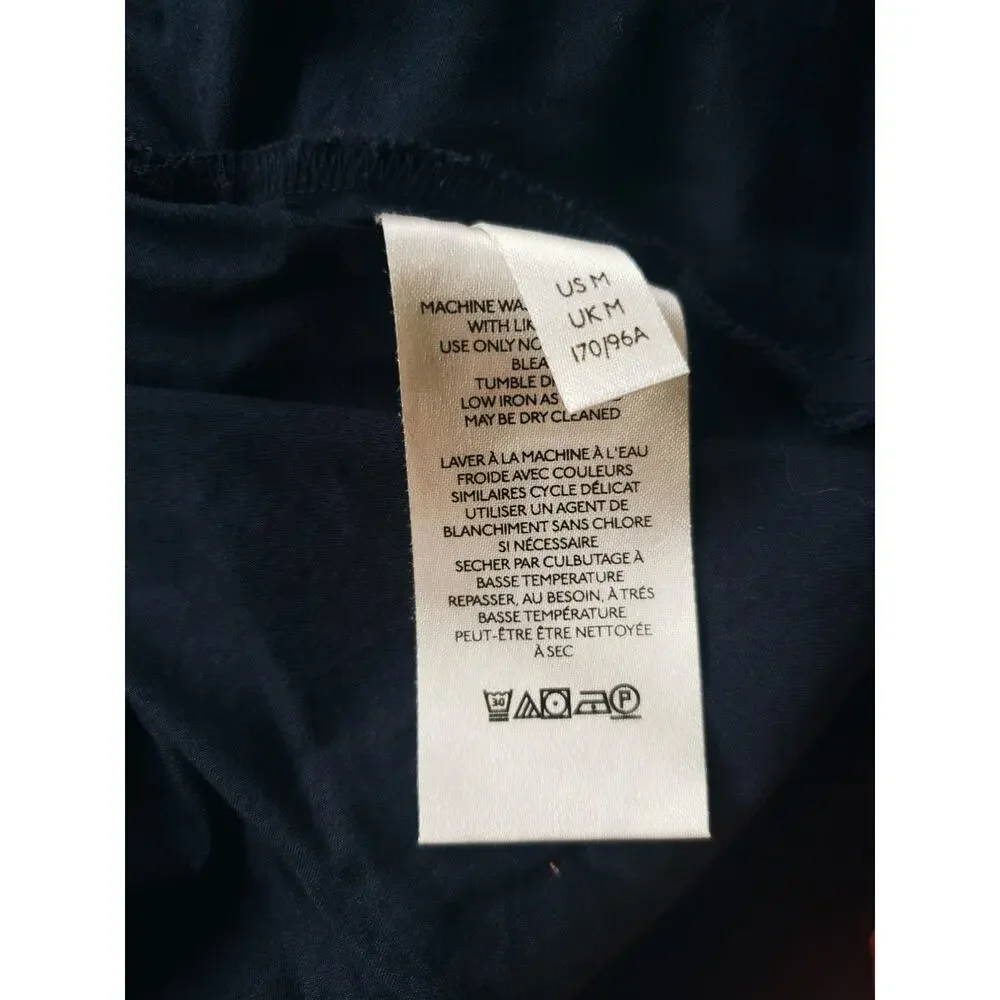 Anthropologie Eula Pintucked Drop Waist Mini Skirt Blue Size Medium